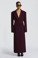 Michelle Coat - Plum