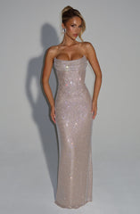 Mirabella Maxi Dress - Nude