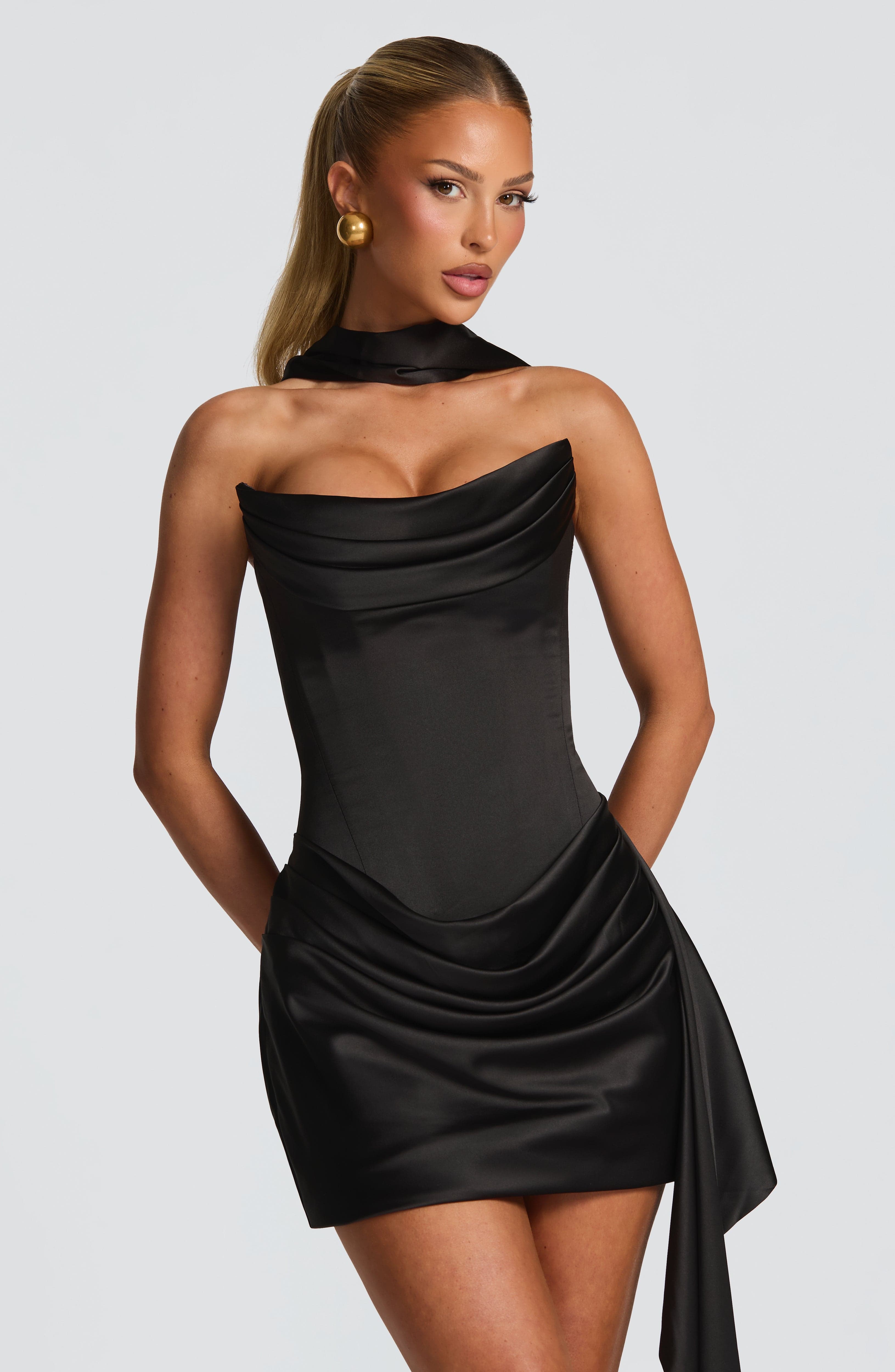 Mona Mini Dress - Black