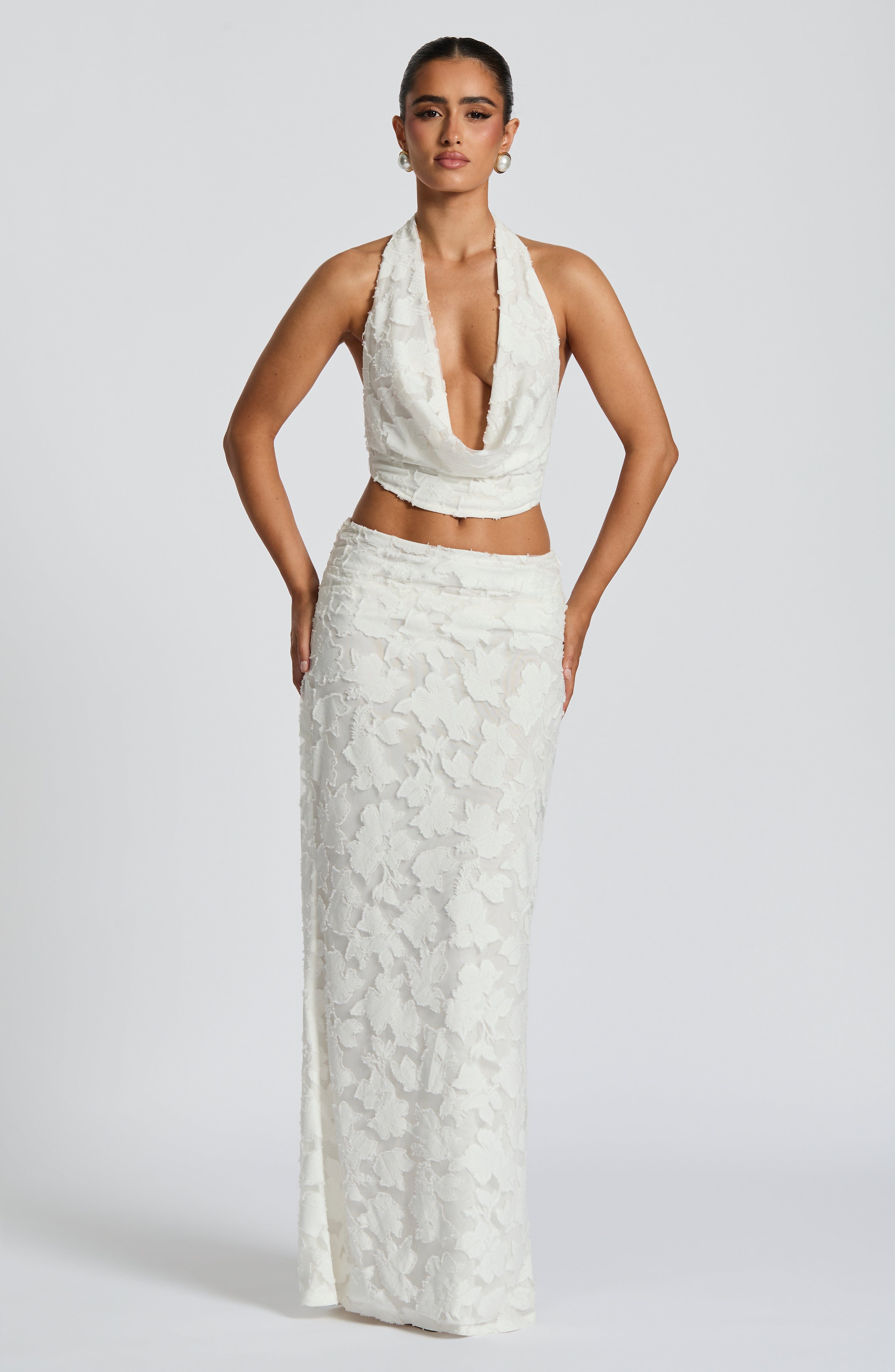 Myra Maxi Skirt - Ivory