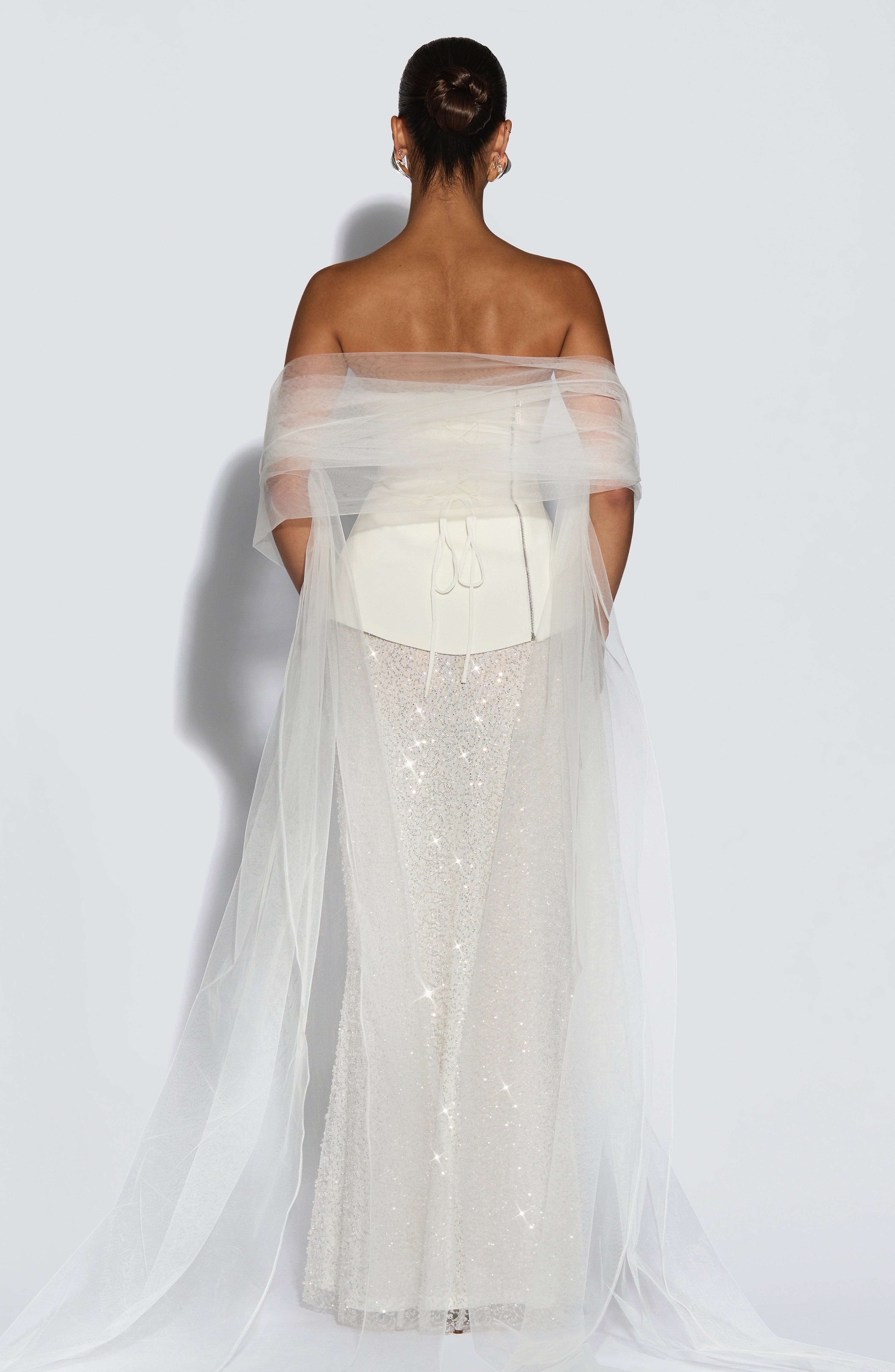 Myrtle Shawl - Ivory