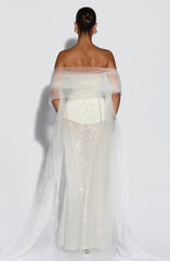 Myrtle Shawl - Ivory