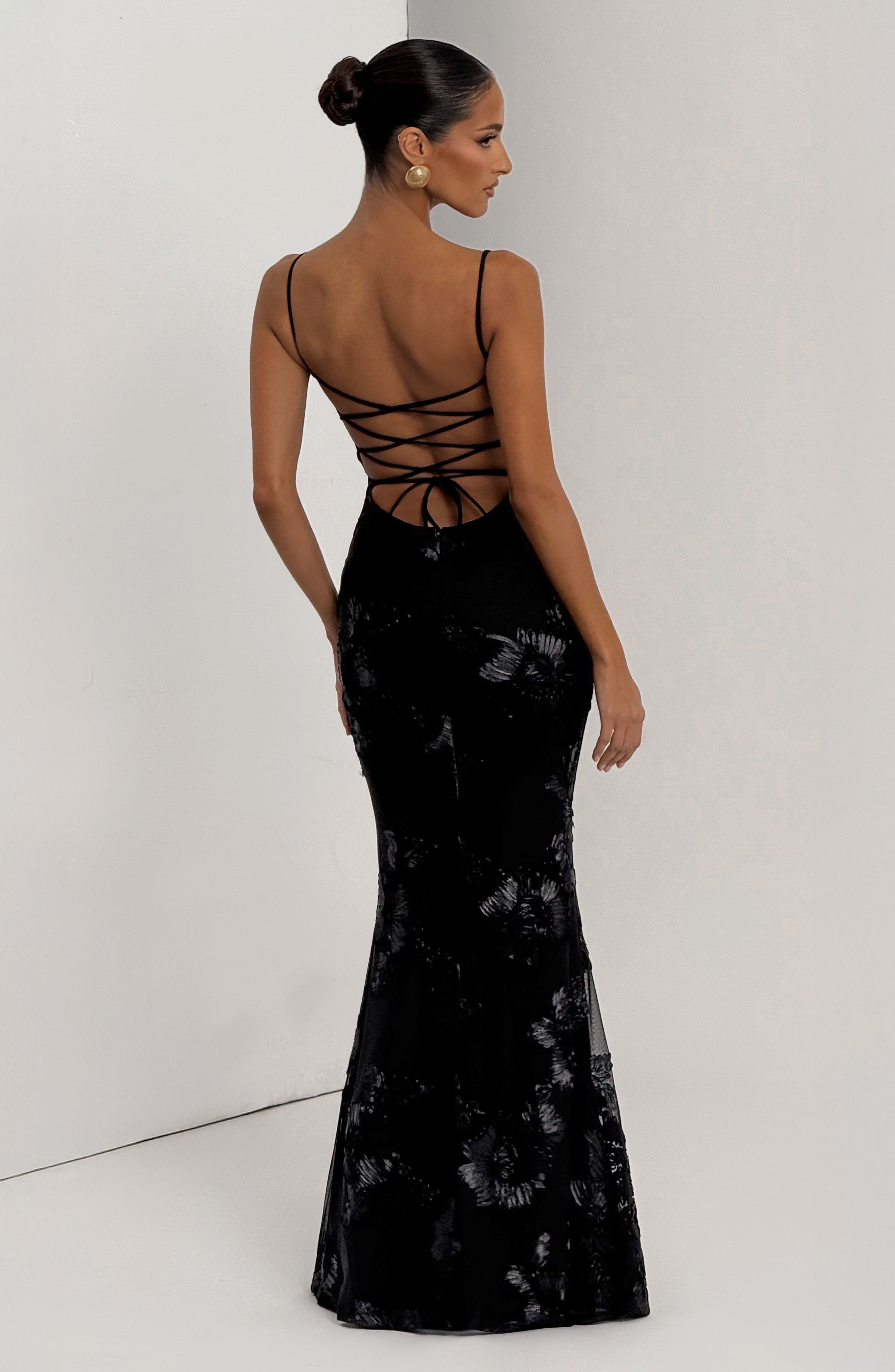 Nefertiti Maxi Dress - Black