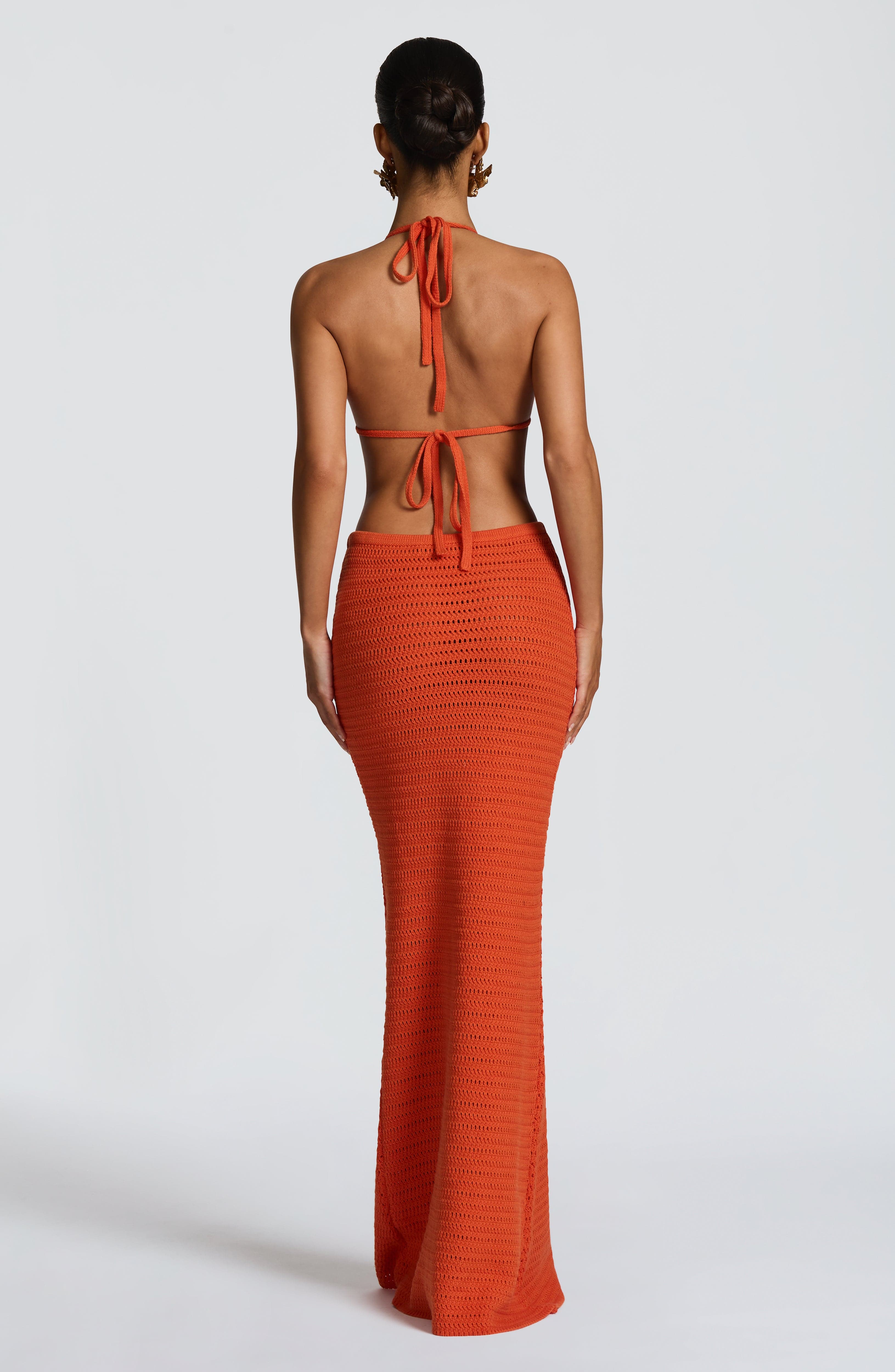Nerida Maxi Skirt - Orange