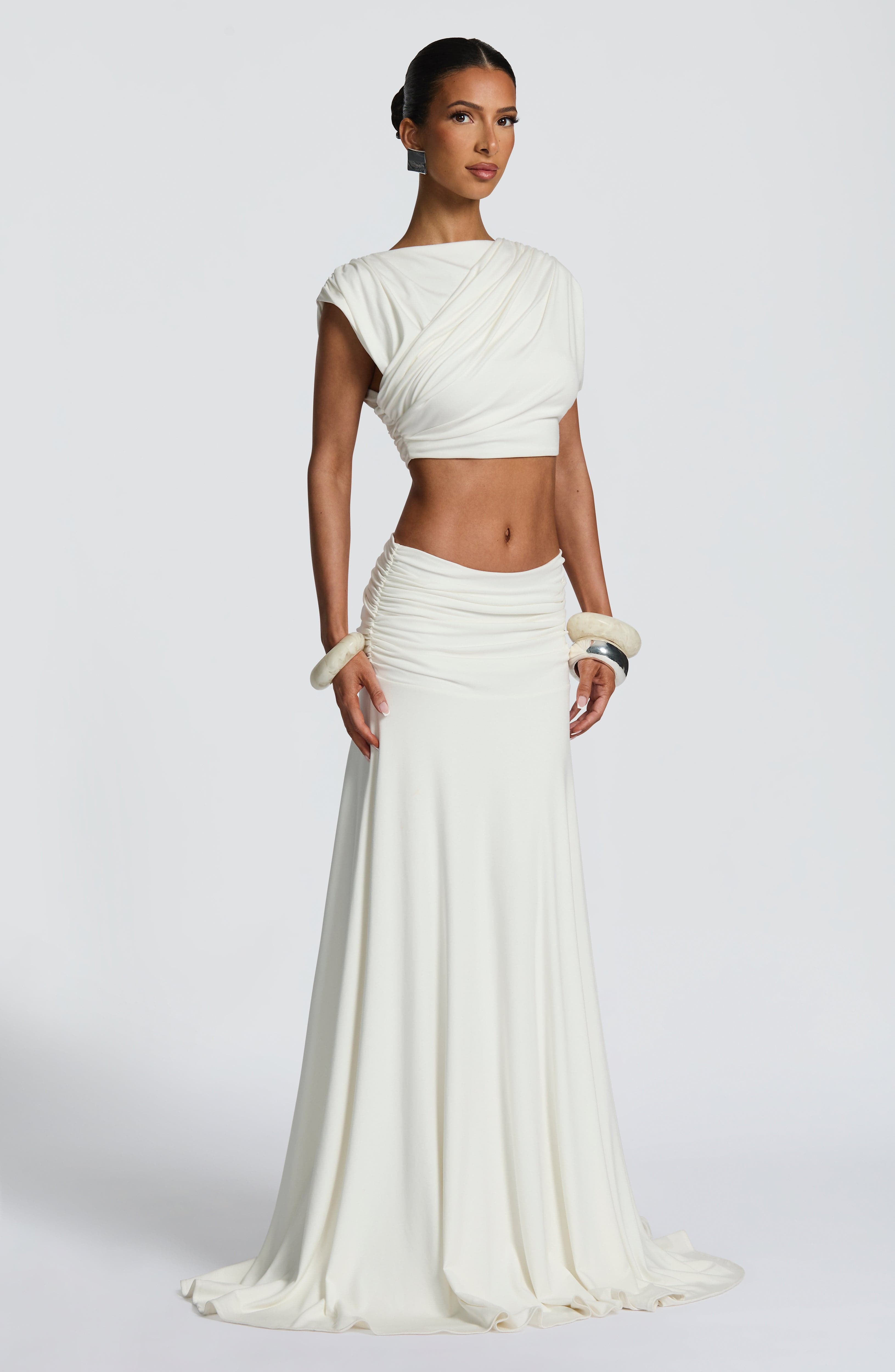 Paige Maxi Skirt - Ivory