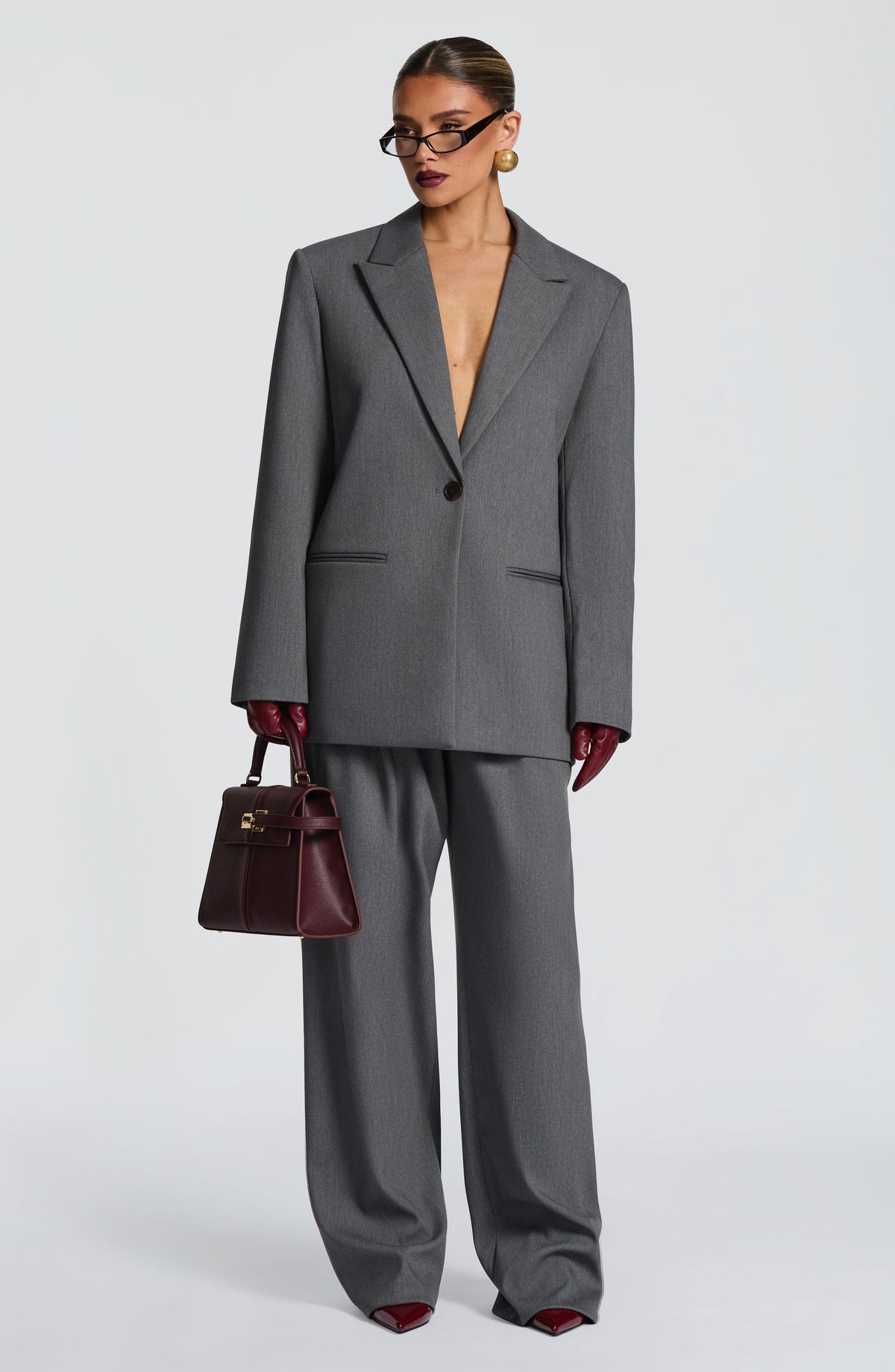 Reece Blazer - Grey Marl