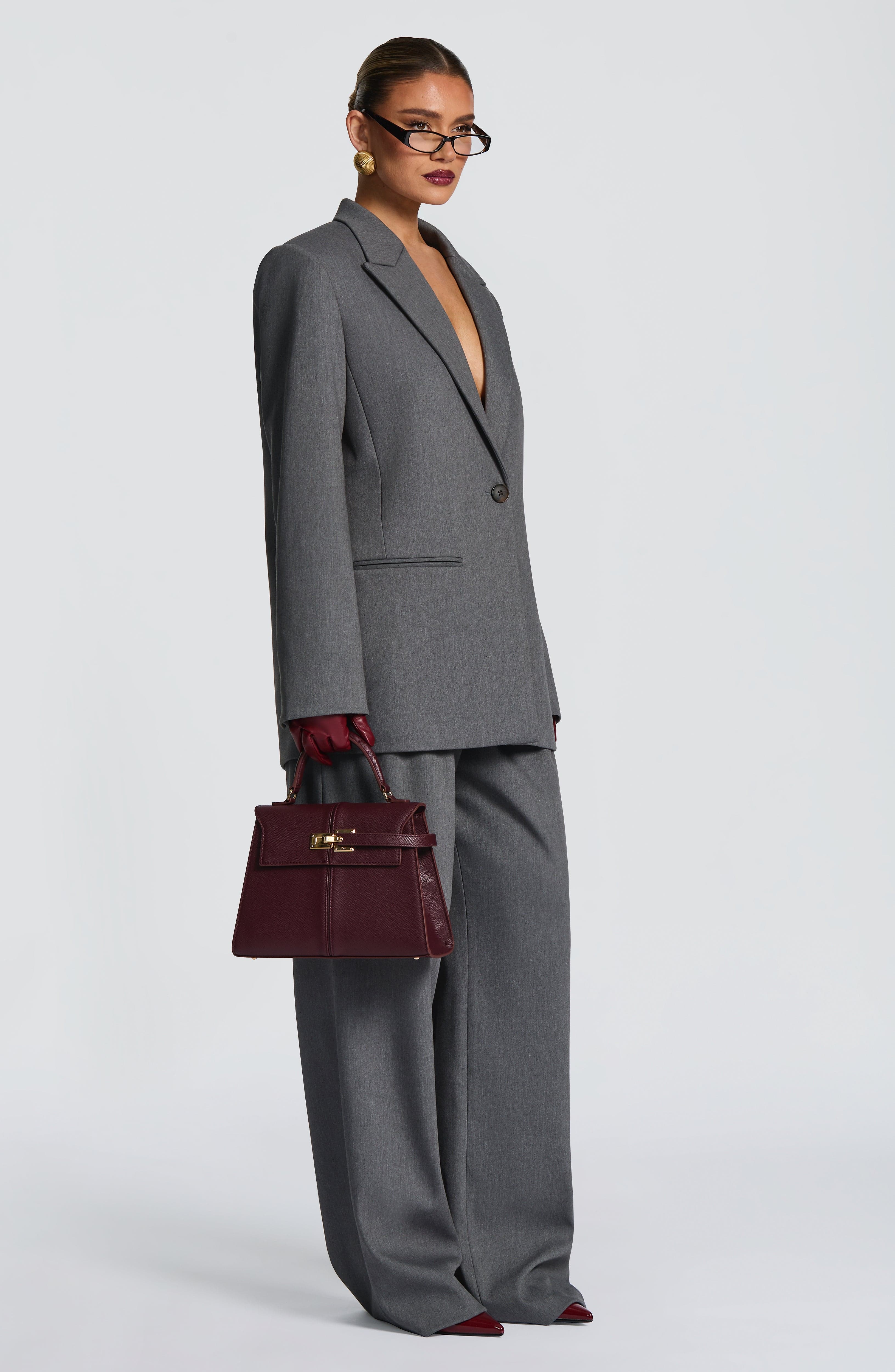 Reece Blazer - Grey Marl