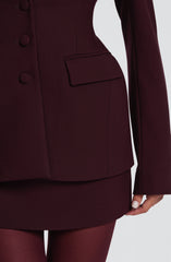 Rowena Blazer - Plum