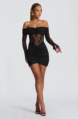 Sauline Mini Dress - Black