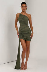 Shazia Mini Dress - Khaki