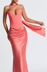 Sybil Scarf - Coral Pink