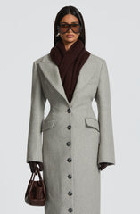 Talin Scarf - Plum Brown