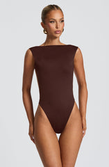 Tori Bodysuit - Plum Brown