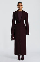 Ursula Coat - Plum