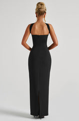 Yulia Maxi Dress - Black